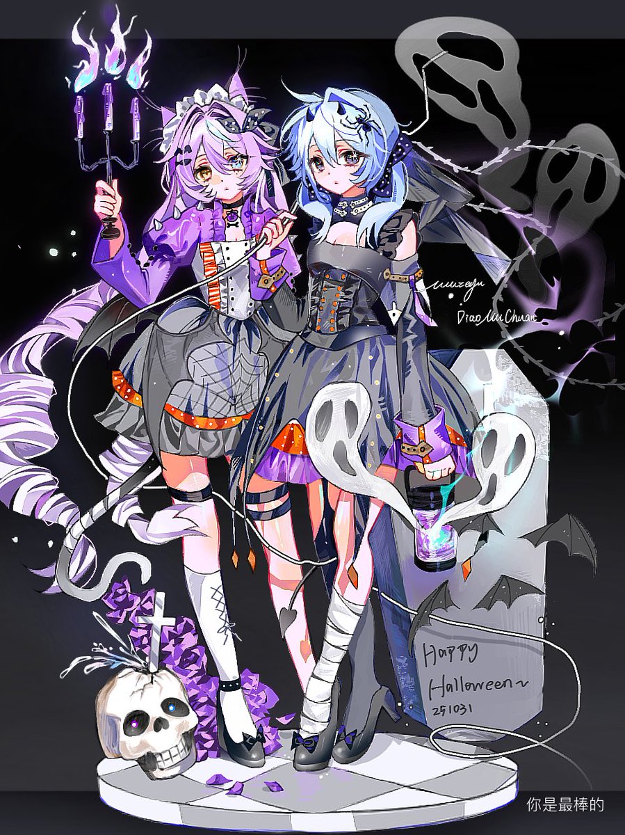 moziyoo's tweet photo. 这是我和我闺蜜💜💙
紫色的是我自设 蓝色的是她自设 https://t.co/oEFhSgfead