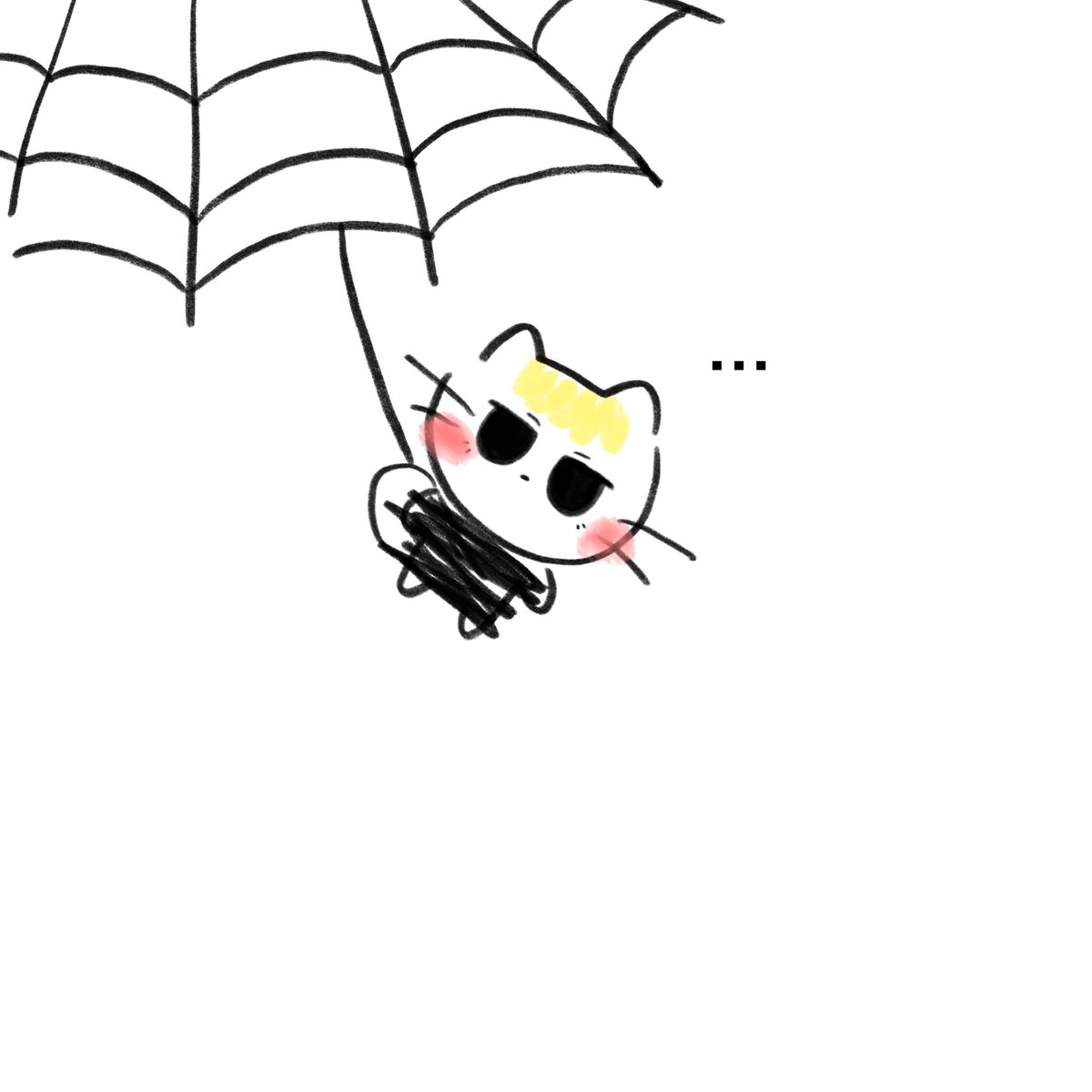 amuugaeo's tweet photo. ☑️ ① 도망간다

🐈💨

...

🕸️ 거미줄에 잡혔다！ https://t.co/CKONDouJwD