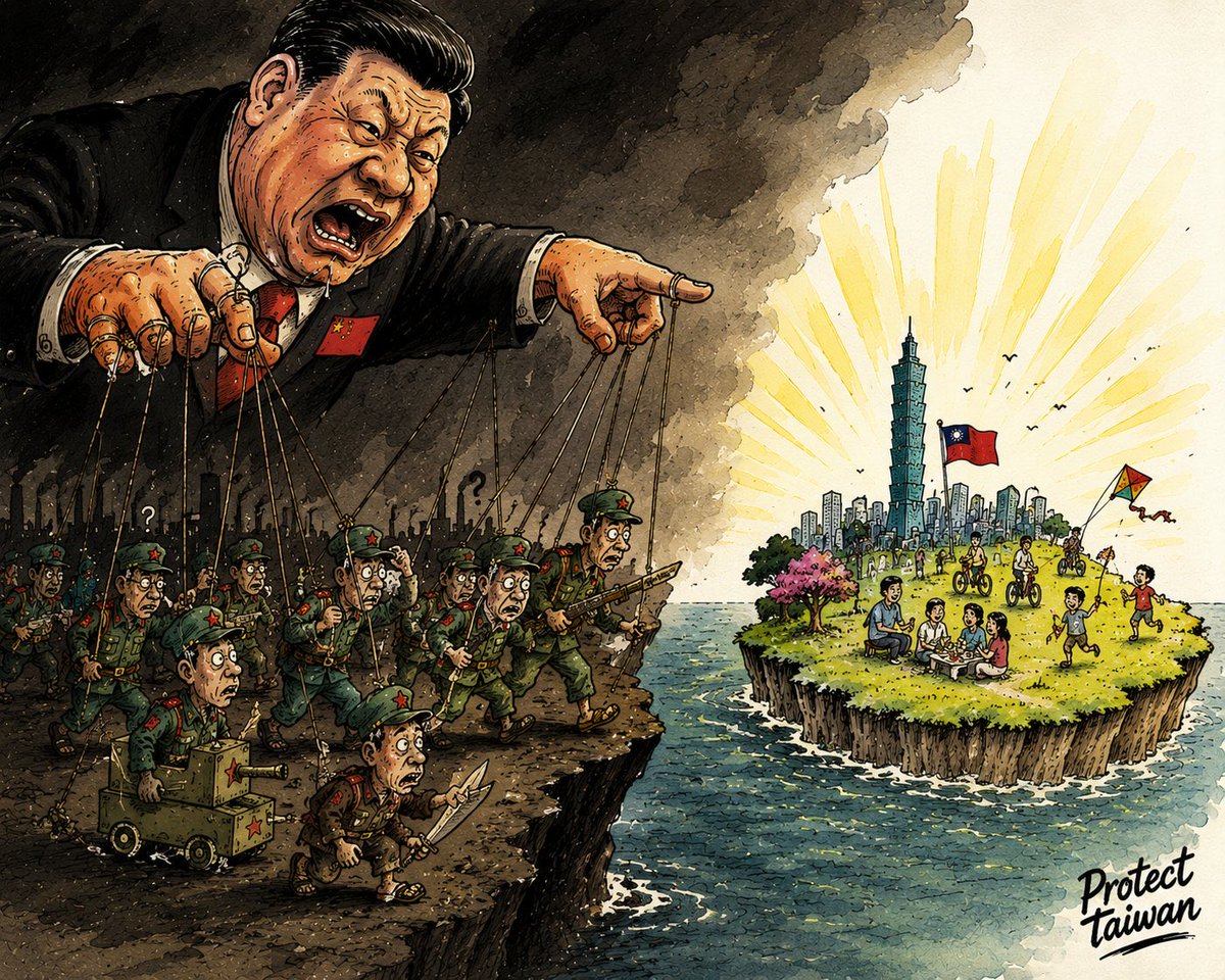 QuanLujun's tweet photo. 🇹🇼 一个民主国家不会因为邻国的胁迫就变成独裁国家。 https://t.co/0Nmxaui1nE