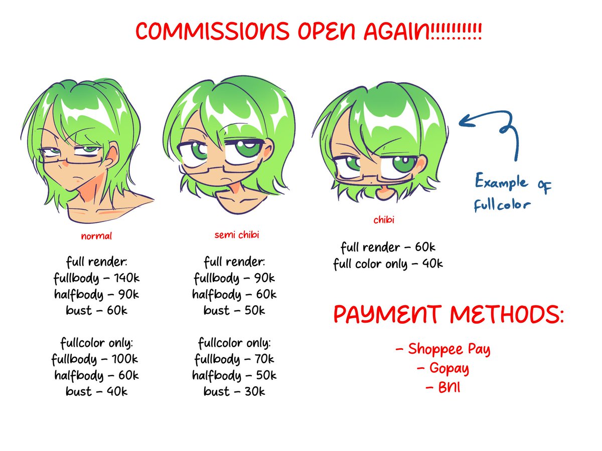 angkichuu's tweet photo. INDO OOMFS PLEASE BUY MY COMMISSIONS I NEED MONEY RN IM #BROKEASHELL 😭😭😭😭😭😭🙏🙏🙏🙏🙏🙏🙏🙏🙏 https://t.co/Zukn1h3R2e