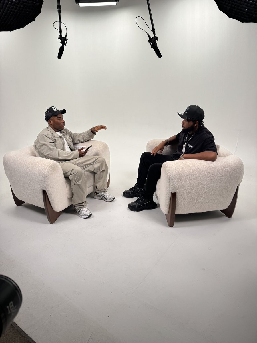Fridayrickydred's tweet photo. It happened! @Akademiks &amp; CThaGod sit down OTW! https://t.co/9puv6iU5Sv
