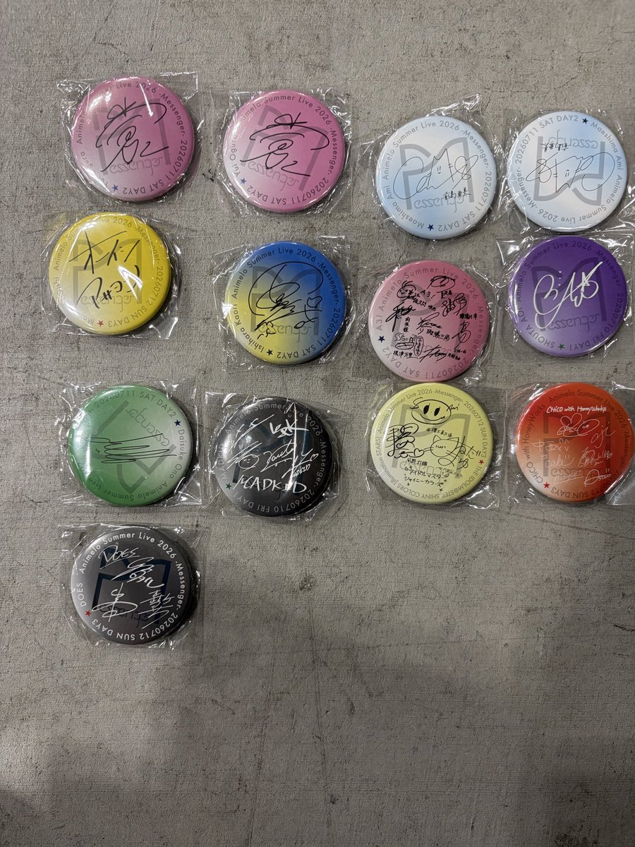 RT @uni6159: アニサマ缶バッジ交換 出 画像の物 求 芹沢優 fripSide