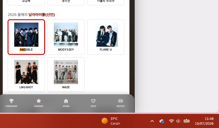 kaiserenade's tweet photo. @KaiVotingPage @and2blevoting #KAIxAND2BLE 2026/07/10 (20) https://t.co/irzAXSWOwy
