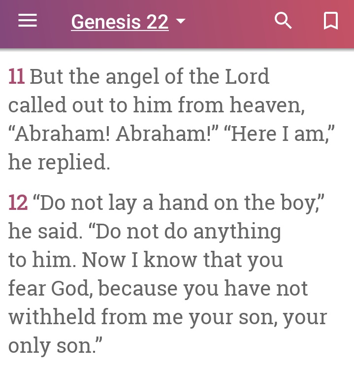 queendomness's tweet photo. @6amGate Genesis 22 vs 11-14 🙏 https://t.co/x5UwemgXBT