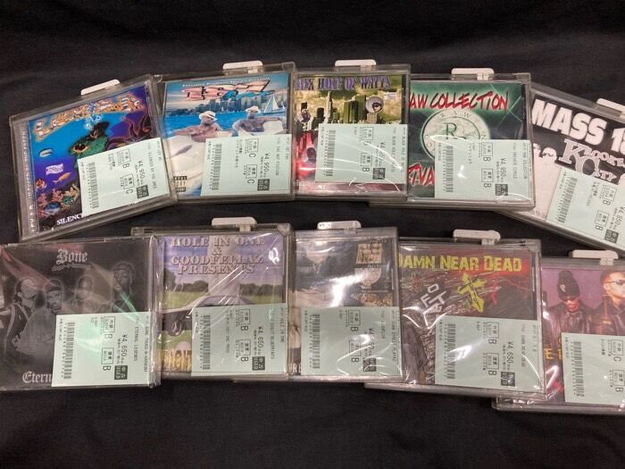 □7/10 (金) GANGSTA RAP USED CD 750枚オーバー緊急大量放出