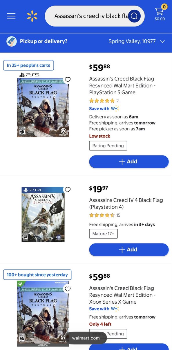 ink2page2screen's tweet photo. @Wario64 Assassin’s Creed IV Black Flag Resynced Walmart Edition (includes art book and map) is available again but in limited quantities.

https://t.co/XDWYSmRvFi’s+creed+iv+black+flag+resynced+walmart https://t.co/ZIdXV19bSF