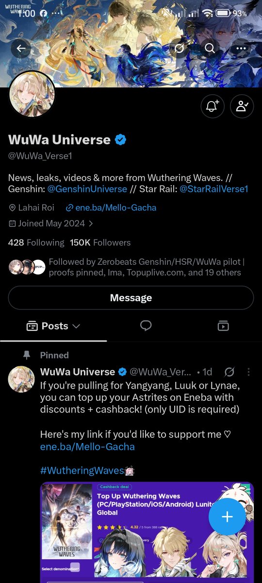 LyfOfAMulti's tweet photo. @WuWa_Verse1 @Rampage_Agency @ivy_yay We might not know each other but I need someome to tag, thanks! https://t.co/sw4r8nebo2