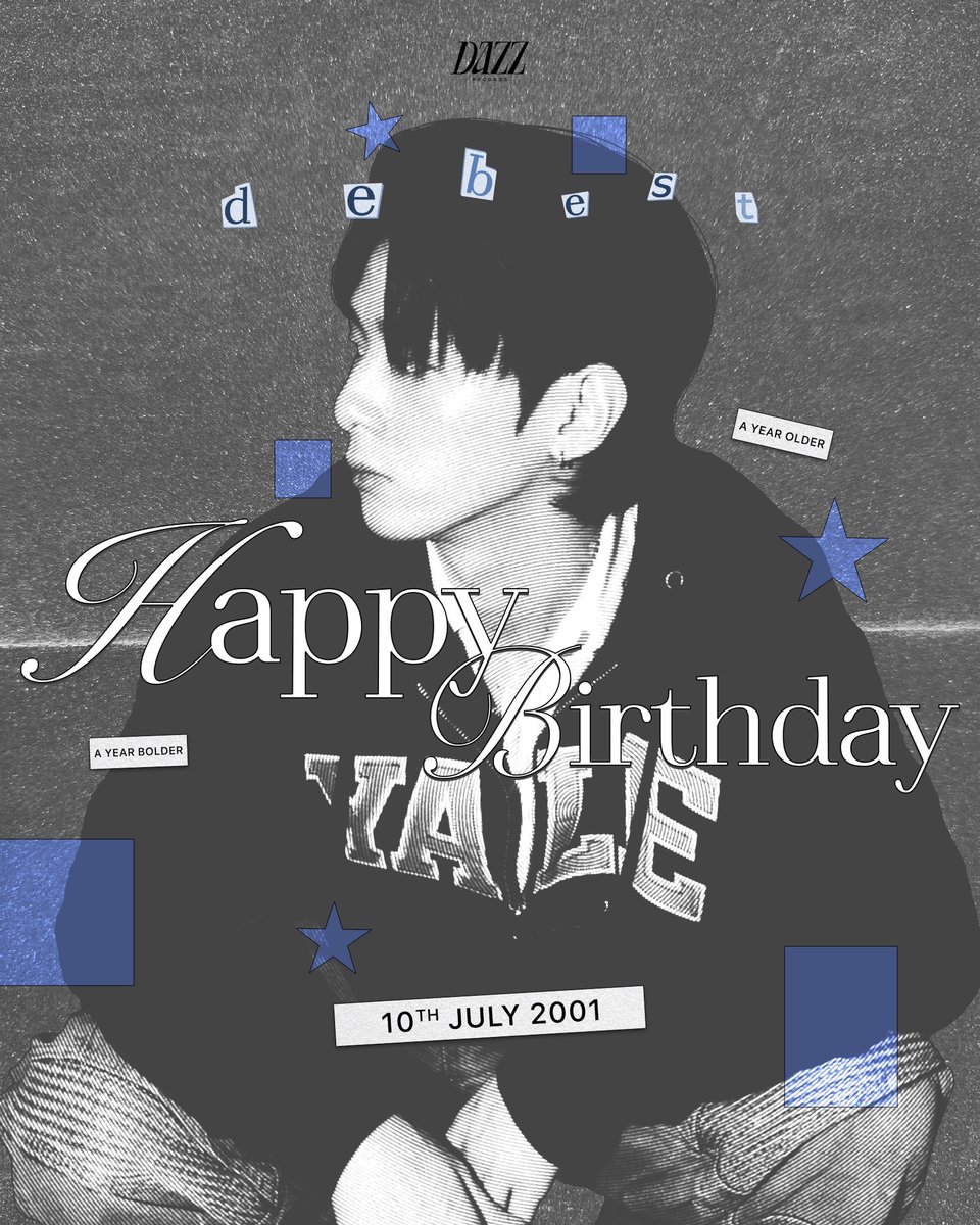 dazz_records's tweet photo. Happy Birthday DEBEST🎂💙
wishing you the best in everything and happiness every day ✨

#DEBEST 
#DazzRecords #MuzikMove https://t.co/PiIe5TmWym