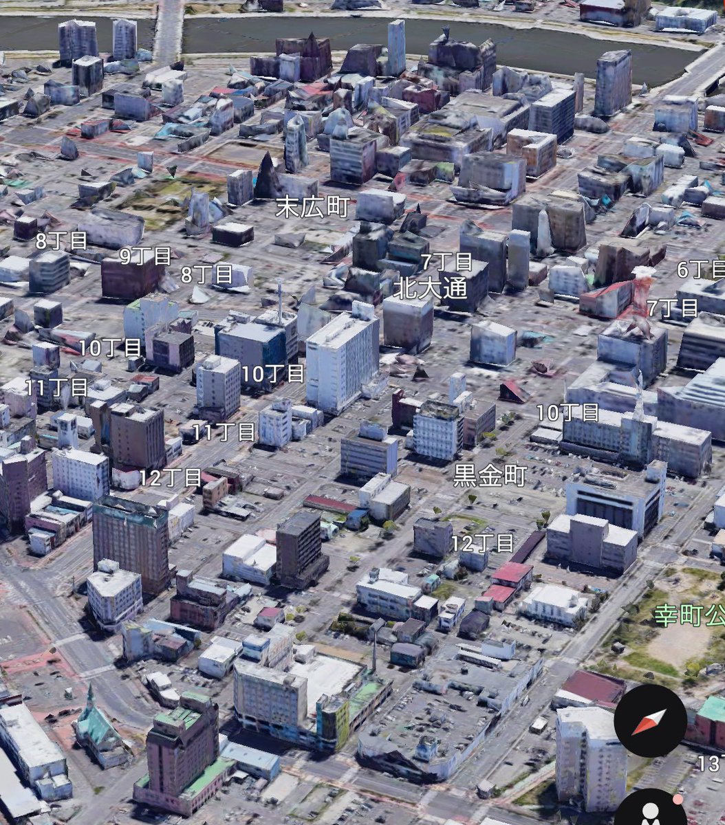 reozon_terminal's tweet photo. あ、あと釧路とかもおすすめです。もはやここまで来るとGoogleアースが建物アセット提供してくれてるようなもんです
#minecraft https://t.co/jaRvMPJLKY
