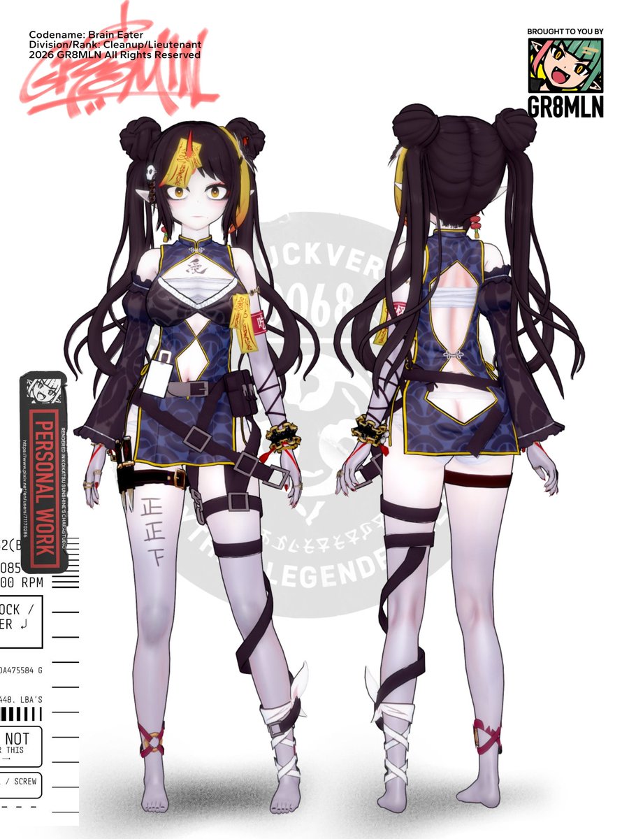 GR8MLN's tweet photo. [Character Preview]
Cleanup Division handles the aftermath of supernatural incidents, ensuring no traces of their existence left behind from the public eye.

With her memory manipulation ability, we might see a lot of familiar faces in the upcoming comic (pls god lemme finish it) https://t.co/us4k2K8Fiy