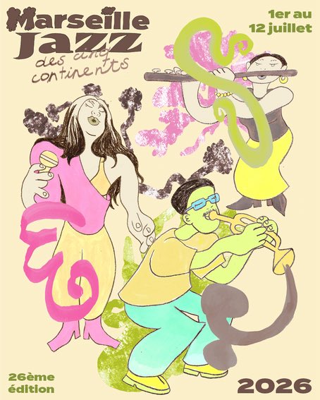 SunRaUniverse's tweet photo. Sun Ra Arkestra - Jazz a Cinq Continents festival / Marseille, France 🇫🇷 - Fri July 10th 2026 https://t.co/ZesDHKvOyL