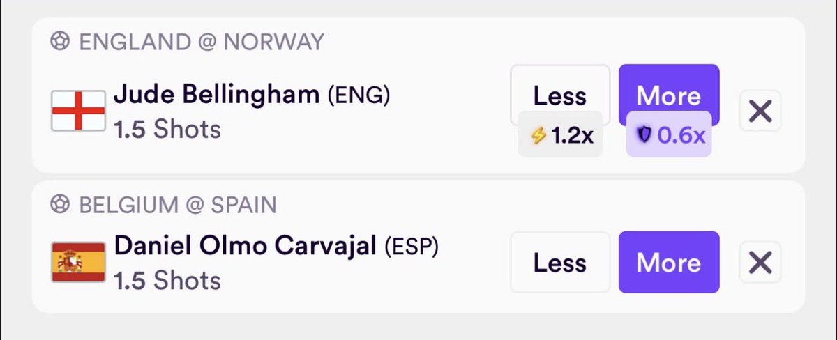Elcraycray929's tweet photo. 2 Man 
Bellingham And Olmo both cheap lines and odds are really good for the Multiplier we get.
#Dabble #GamblinG #Sports https://t.co/tbKtn2OjHR