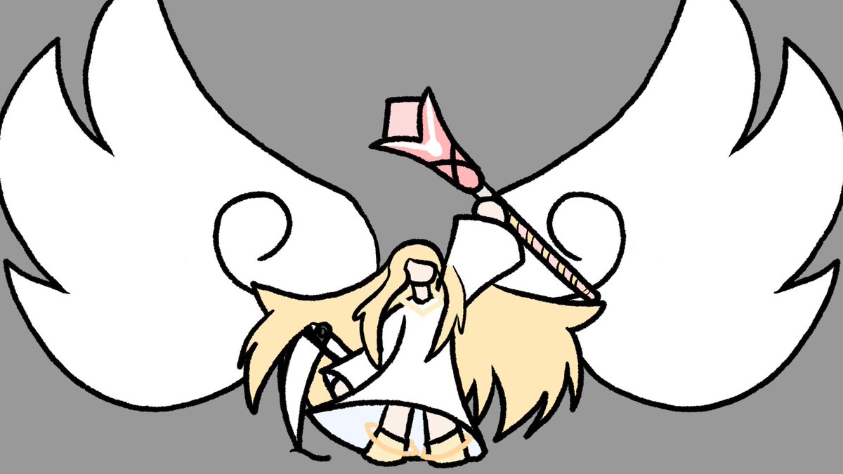 Silanna3's tweet photo. 神江概念图(？)
我希望这个形态可以有一种孩子穿着大人衣服的感觉，毕竟这个形态出现的时候她只有12岁
#OCㅤ https://t.co/9a2Kt3UjQ7