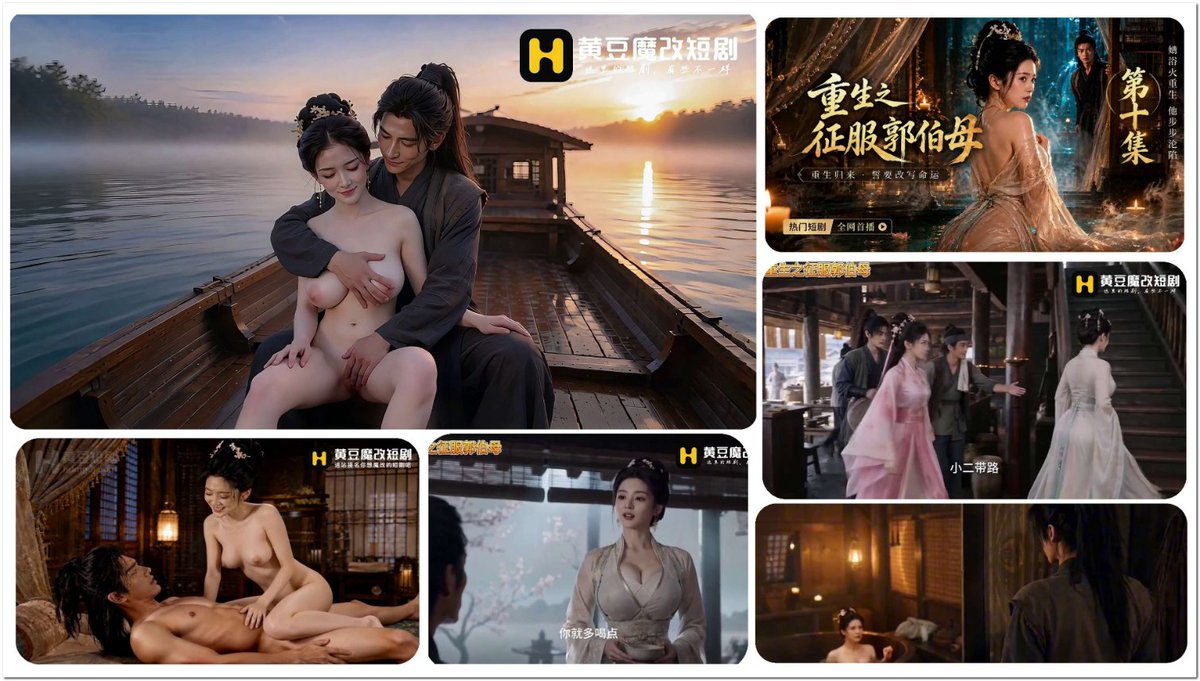 AustinFlor6607's tweet photo. ye 重生之杨过，贴身肉搏，郭伯母的心防在每一次贴近中瓦解，欲火焚心，情难自已。 #ai短剧 #成人短剧 #重生之征服郭伯母
https://t.co/lYTwMEiYp2 k8k https://t.co/HoDILxZ6wT