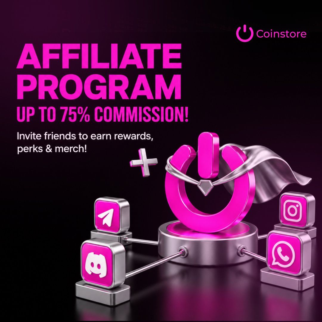 CJP_india00's tweet photo. @GordonGekko Earn UP TO 75% COMMISSION.🎁

The official AFFILIATE PROGRAM is now open.
Enjoy lifetime rebates &amp; an exclusive dashboard. This is the smart way to earn.

🔗 Apply Now: https://t.co/BvB0yPPZOZ

@coinstoreExc

#Affiliate #Partnership #Commission #coinstore https://t.co/jsq9NZDihj
