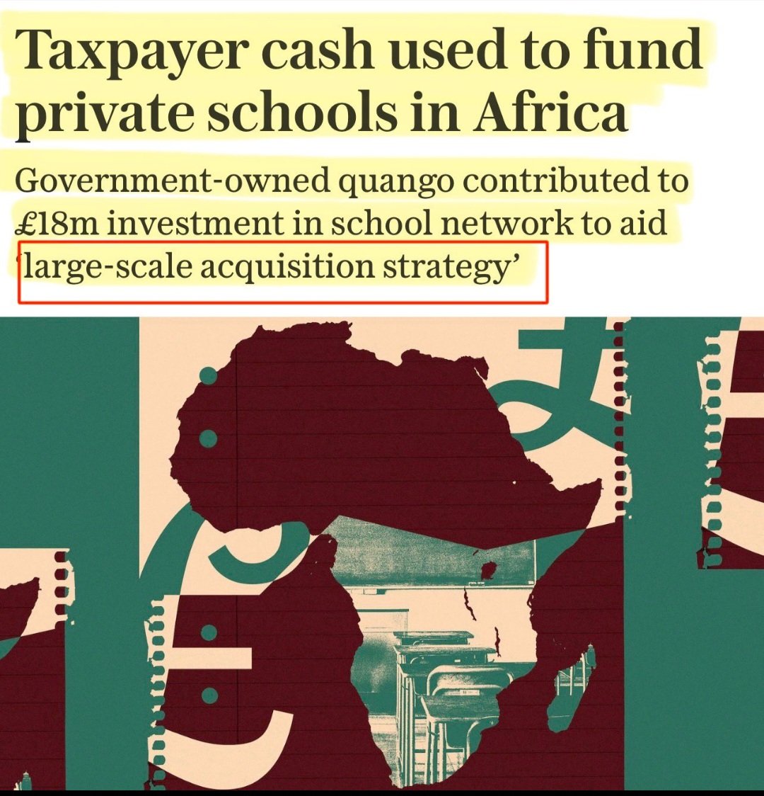 BritainDecoded_'s tweet photo. You cannot make this up #Labour spent over a BILLION on private schools in Africa - while #taxing our own private schools into oblivion https://t.co/HLHfCNZqeh
