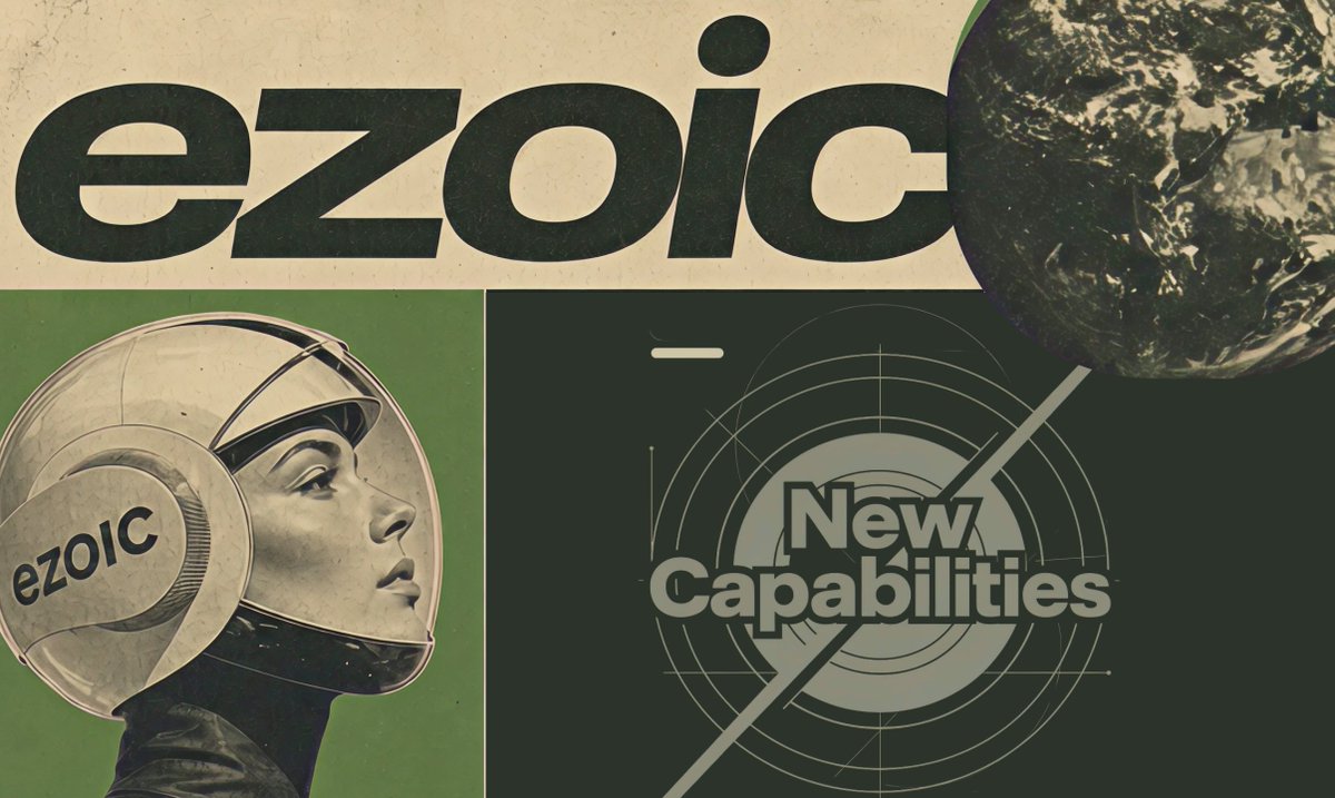 ezoic's tweet photo. Ezoic's Newest Capabilities: What They Do and How to Use Them

https://t.co/IsXHvON8iy https://t.co/F2bgfKlPyJ