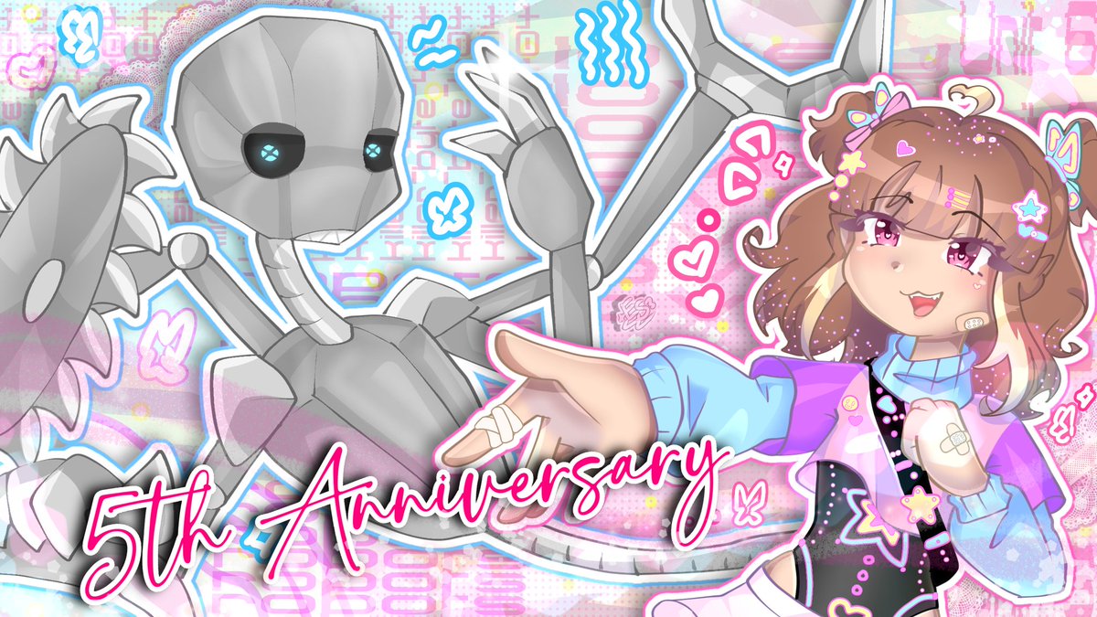 ElinaStarlight's tweet photo. Today it is 5 years since the publication of the QT mod!
#fnf #art #qtmod #fnfqt #fnfkb https://t.co/L2Oz51T89L