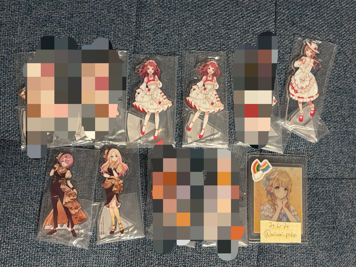 minmi_poke's tweet photo. 【交換 譲渡】学園アイドルマスター 学マス 一番くじ Part5
譲)G賞 アクスタ 咲季 莉波 麻央 星南 
F賞 アクキー 美鈴
求)定価＋送料、一番くじPart4(前弾)アクスタことね、異種ことね
郵送でのお取引となります。お気軽にお声掛けください。 https://t.co/Jr4Lhtqc70