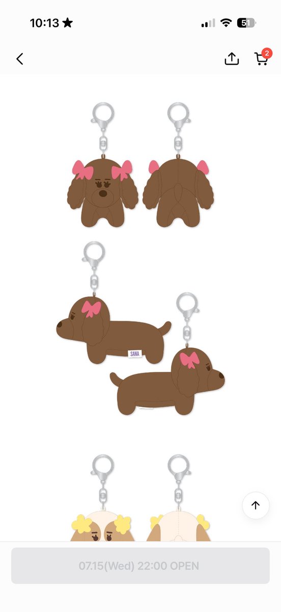 wishingsana's tweet photo. STOP THE LITTLE PUPPY PLUSH KEYRINGS THAT SANA DESIGNED ARE SO CUTE I MUST HAVE THEM 😭😭😭😭😭 https://t.co/GhHqdAhdDa