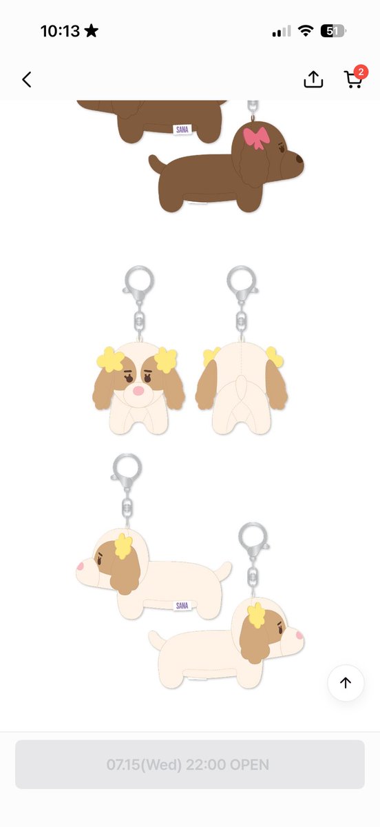 wishingsana's tweet photo. STOP THE LITTLE PUPPY PLUSH KEYRINGS THAT SANA DESIGNED ARE SO CUTE I MUST HAVE THEM 😭😭😭😭😭 https://t.co/GhHqdAhdDa