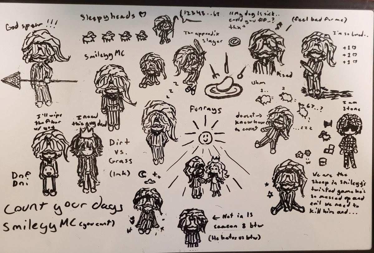 SmileyyTWT's tweet photo. #smileyymcfanart I made a whiteboard of him https://t.co/IPLBOLlI72