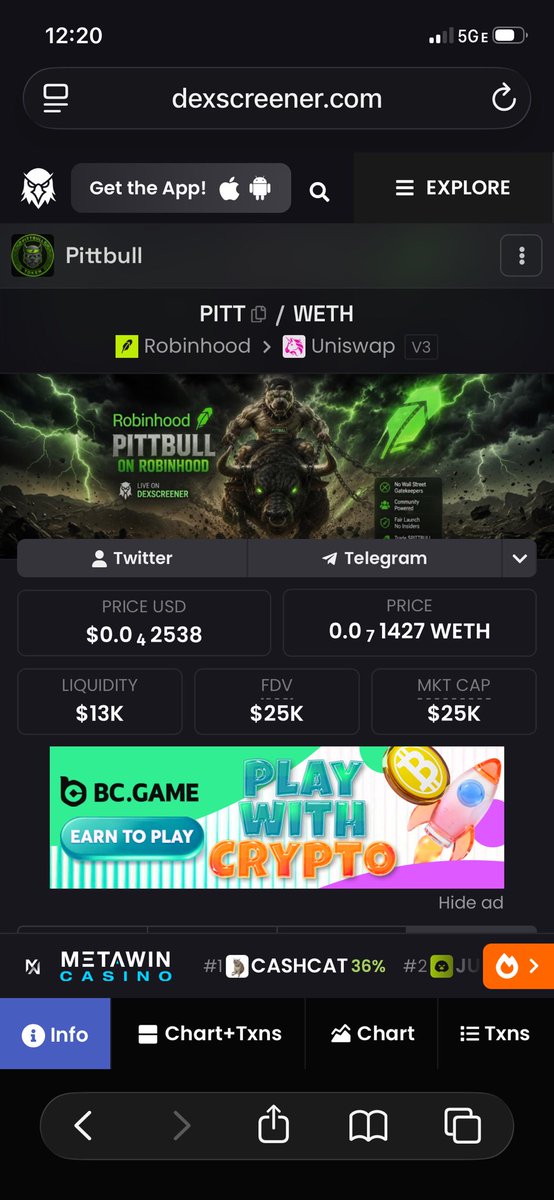 Pittbull_PLS's tweet photo. @Palgrani2 0x9A8119c11601Aba80D813dCa59e1015Ad1B1f189
#GetBullish https://t.co/5PBuEuOfnC