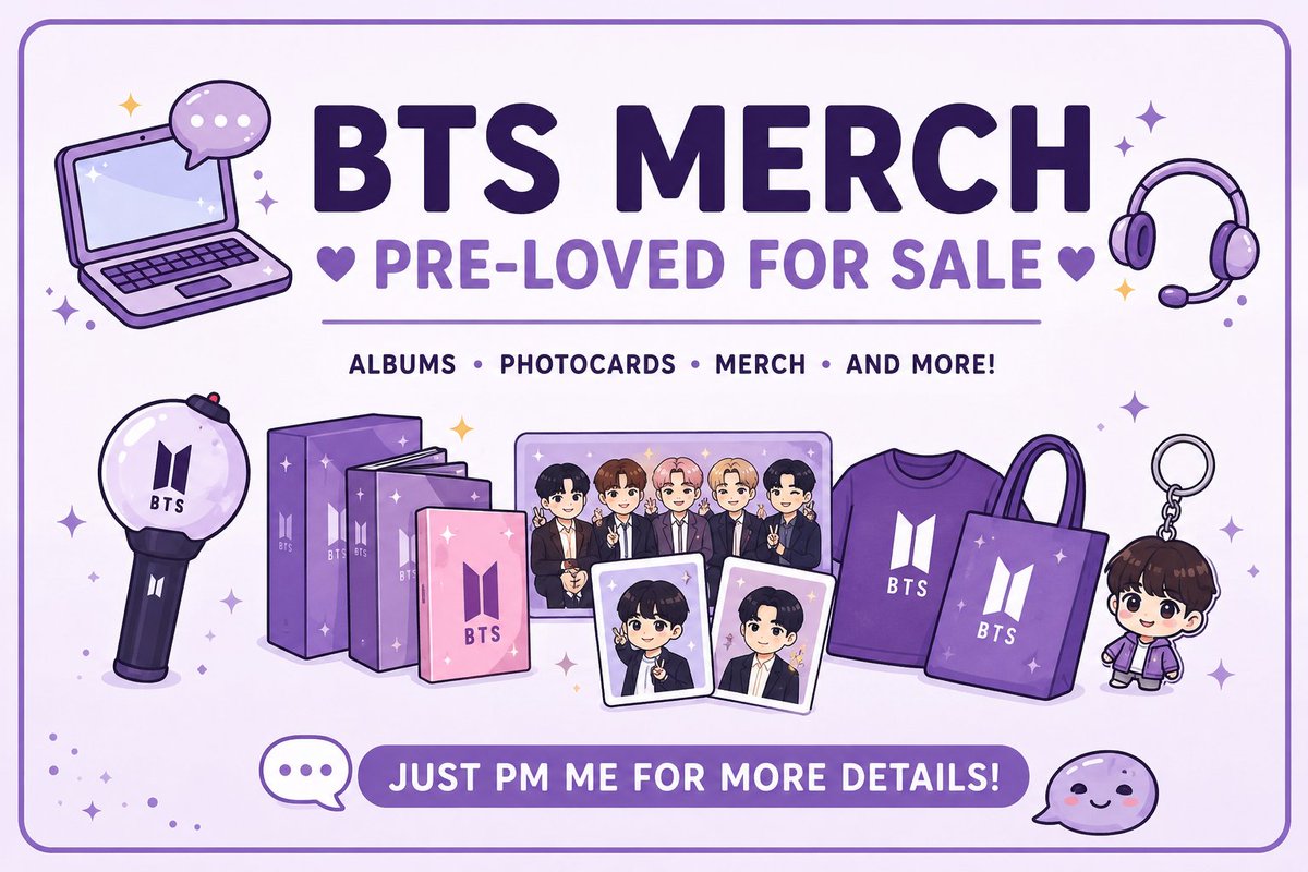 itsjksgirl's tweet photo. Hello #ARMY! I'm selling some of my pre loved BTS Merch. If you're interested just DM me. Funds will go straight to my Baby Army's needs. 🥰💜 #BTS #BTSARMY #BTS_ARİRANG #BTSMerch #KPop #Selling https://t.co/vCypjTr3Fp