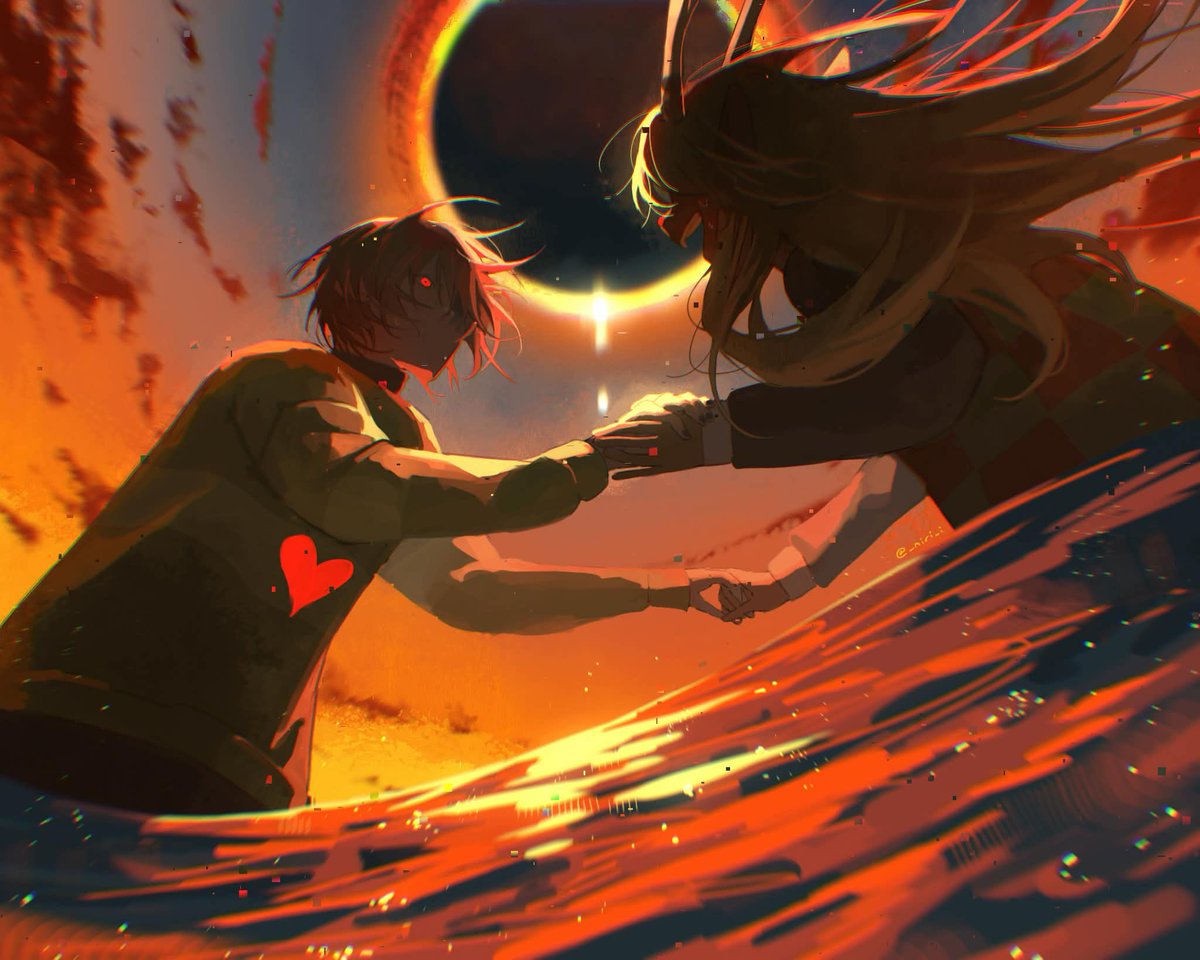 _niri_i's tweet photo. the water’s cold but the heat is abnormal

#deltarune #kriselle https://t.co/eTAeUzvy61