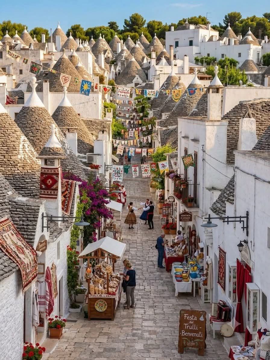 SeascapeNature's tweet photo. Alberobello, Italy 🇮🇹 https://t.co/F7vzz3kIKC