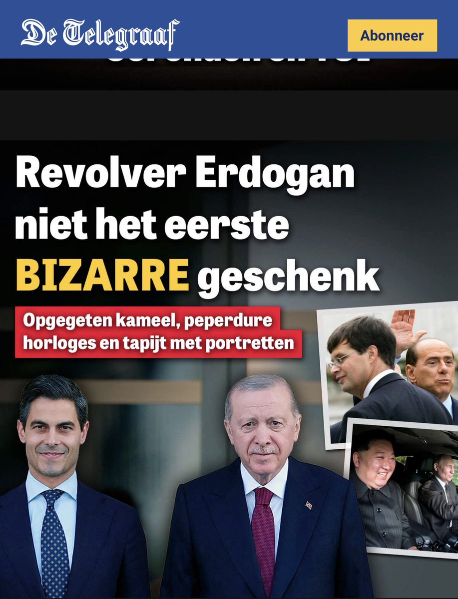 TrueConstituti1's tweet photo. @Isa_Yusibov De @telegraaf vindt het maar niks.  linkse watjes!🤣🤣🤣 https://t.co/Sh51UbYBcb