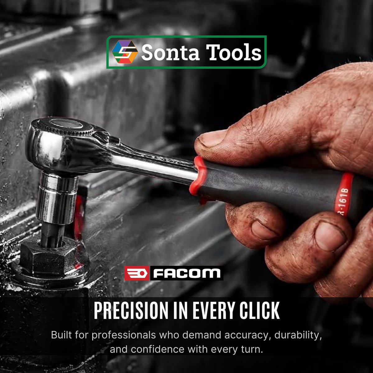 SontaSolutions's tweet photo. 🔧 Precision in Every Click. Performance in Every Turn.

@FACOM_TOOLS

✔️ Precision Engineering
✔️ Heavy-Duty Durability
✔️ Comfortable Ergonomic Grip
✔️ Built for Industrial & Professional Applications

🌐 Discover more: https://t.co/uaiZey8WxZ

#FACOM #FACOMTools #PrecisionTools #ProfessionalTools #dubai #uae