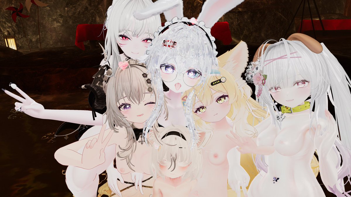 yuzifuu's tweet photo. 7/4 大芙庄园团建

温泉&amp;饮酒

可爱的妹妹们

#VRChat #男娘 #男娘肉便器 #雌堕 #药娘 https://t.co/YrV87NpluB