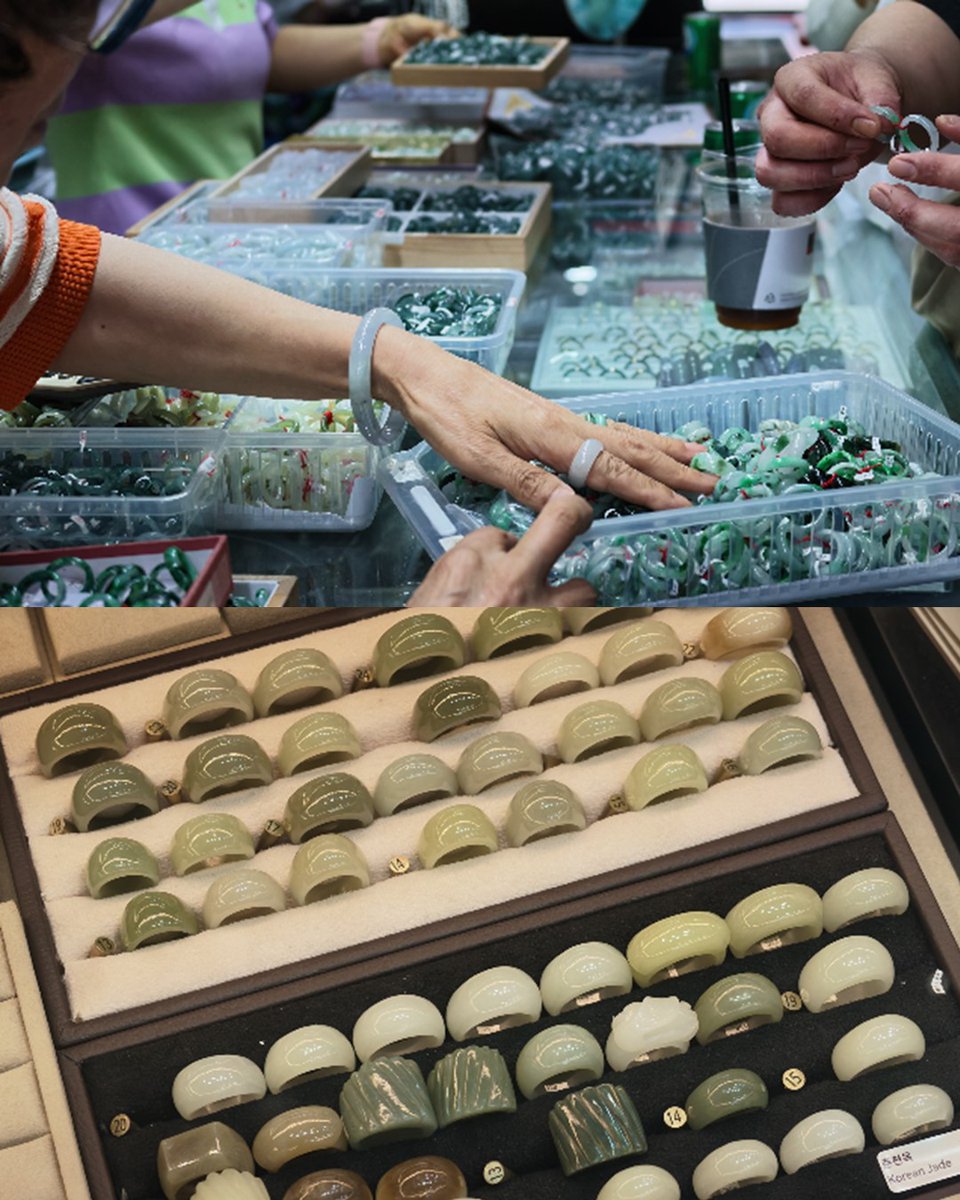 TheKoreaHerald's tweet photo. The ring is always greener on someone else's finger.

As summer arrives and sleeves grow shorter, young shoppers are making their way to Seoul's Jongno jewelry district to find the perfect jade ring.

https://t.co/6Gu8nQLkV5 https://t.co/II7QuKgEWd