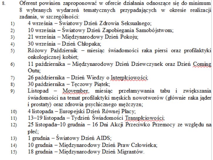 piotr_bartosz's tweet photo. W Krakowie w dalszym ciągu nie znamy daty wyborów, a tymczasem pod okiem nominata Donalda Tuska, komisarz Stanisław Kracik rusza kontrowersyjny konkurs kierowany głównie pod lewicowe NGOsy za 300 tysięcy złotych.
Oferent powinien zaproponować w ofercie działania odnoszące się dominimum 8 wybranych wydarzeń tematycznych przypadających w okresie realizacji zadania, w szczególności:

➡️ 11 października – Międzynarodowy Dzień Dziewczynek oraz Dzień Coming Outu;
➡️ 26 października – Dzień Wiedzy o Interpłciowości;
➡️ 30 października – Tęczowy Piątek;
➡️ 4 listopada – Europejski Dzień Równej Płacy;
➡️ 13–19 listopada – Tydzień Świadomości Transpłciowości;
➡️ 25 listopada – 10 grudnia – 16 Dni Akcji Przeciwko Przemocy ze względu na płeć;
➡️ 18 grudnia – Międzynarodowy Dzień Migrantów.

Obserwujemy powtarzalny mechanizm. Za pomocą publicznych funduszy czyli pieniędzy wszystkich podatników uruchamiane są programy edukacyjne, kampanie świadomościowe i dotacje dla wąskich grup ideologicznych. Cel tego procesu jest jasny. Głęboka redefinicja tradycyjnych pojęć oraz stopniowa zmiana mentalności całego społeczeństwa. Grupy radykalnych aktywistów i NGOsów, reprezentujących marginalne postulaty, są systemowo windowane do roli oficjalnych reprezentantów „głosu ludu”. Choć ich poglądy diametralnie różnią się od przekonań większości społeczeństwa, dzięki wsparciu medialnemu i finansowemu zyskują status jedynych prawomocnych partnerów do dialogu. Finałem tej manipulacji jest narzucenie narracji o historycznym determinizmie. Zmiany obyczajowe, które w rzeczywistości zostały sztucznie wywołane i sfinansowane przez aparat państwowy lub samorządowy, przedstawia się opinii publicznej jako naturalny, oddolny i nieuchronny proces dziejowy. W ten sposób odgórny dyktat ideologiczny maskuje się jako rzekomą i suwerenną wolę obywateli.
