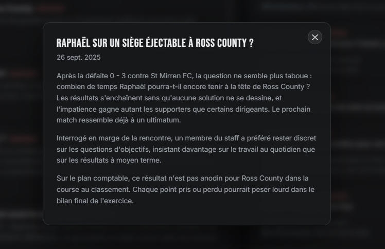 Raphpes's tweet photo. Le Banc 🚨
Depuis hier j'avance sur la réaction du logiciel quand le club est en crise, c'est important d'avoir tout les aspects possible ! ✅
#efootball #efootball2026 #lebanc https://t.co/pBxLekokcB