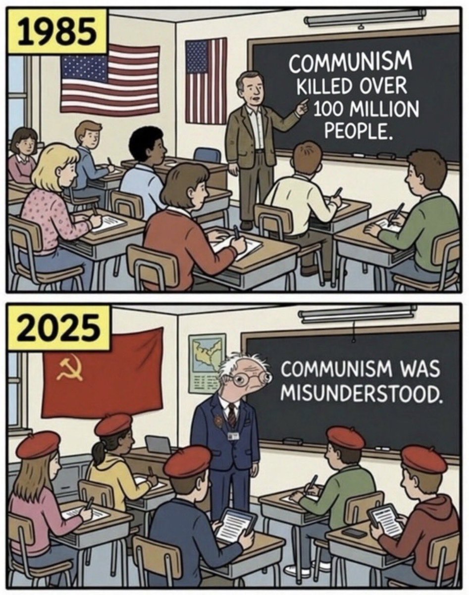 antikommunistic's tweet photo. Your right to speak. Your right to own property. Your right to worship. Your right to fail and try again.

Communism doesn’t redistribute wealth. It redistributes power—to the State. Then it kills anyone who disagrees.

Freedom isn’t free. Defending it against communist ideology is the fight of the century.

Who’s with me?”
