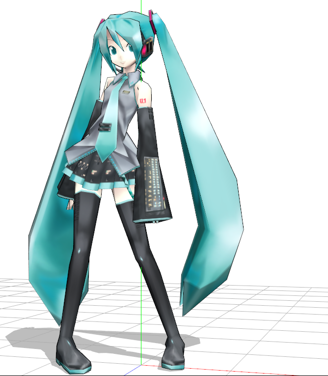 NyxQuentiam's tweet photo. this old miku model i found (by Nanoha1052) is really cute https://t.co/iNpjF8Ubrf