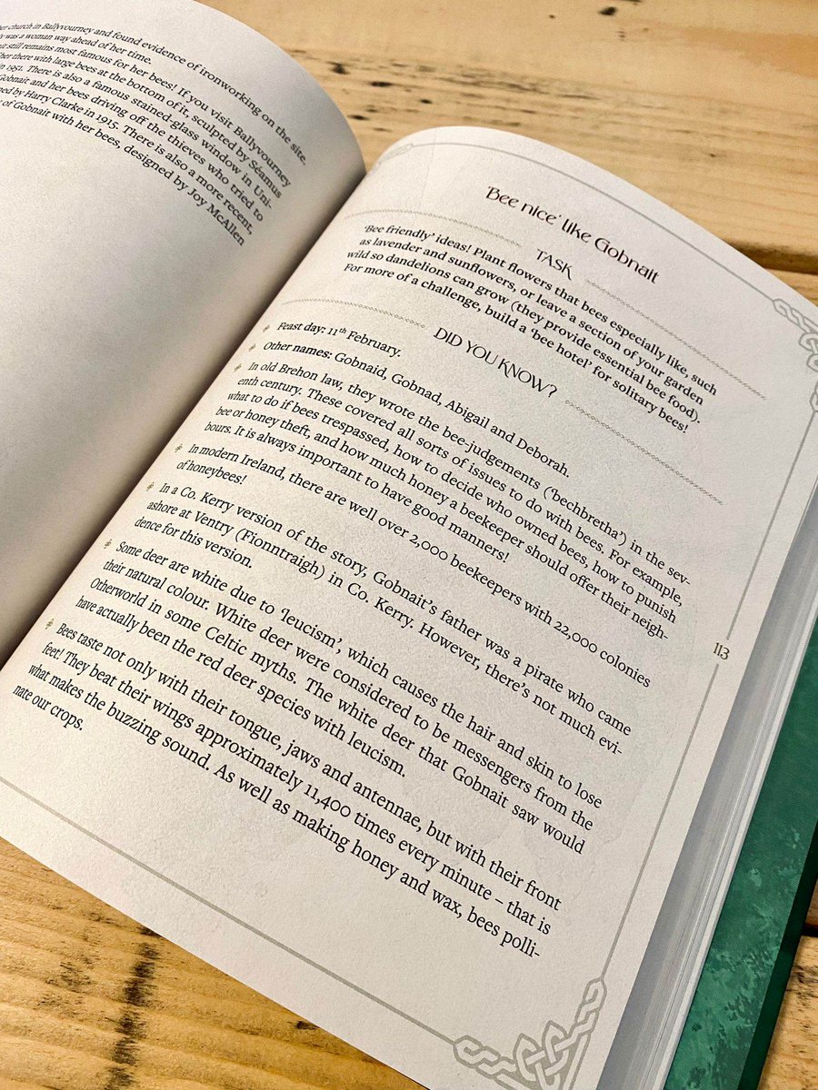 lorraineelizab6's tweet photo. The Irish tradition of 'telling the bees' &amp; the 7th C Bechbretha Brehon laws are in my book, St Brigid &amp; Other Amazing Irish Women. St Gobnait chats to the bees as a girl &amp; the Bechbretha are in my DYK section after her story! Also, facts about bees! #DontStepOnABeeDay 🐝🍯🐝 https://t.co/ukoW2Xuka1