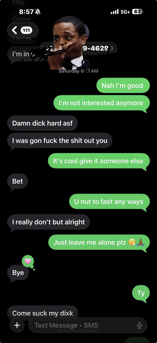 954sleeze's tweet photo. 🎥 PT.2 Visiting Miami and linked with FAMU 🐍 athlete. DL🥷🏾 (20) years old. I blocked em bc he became a feen 🤤 he made a text free #  And wouldn’t leave me alone 😭😮‍💨 https://t.co/R9M7MRsOtn