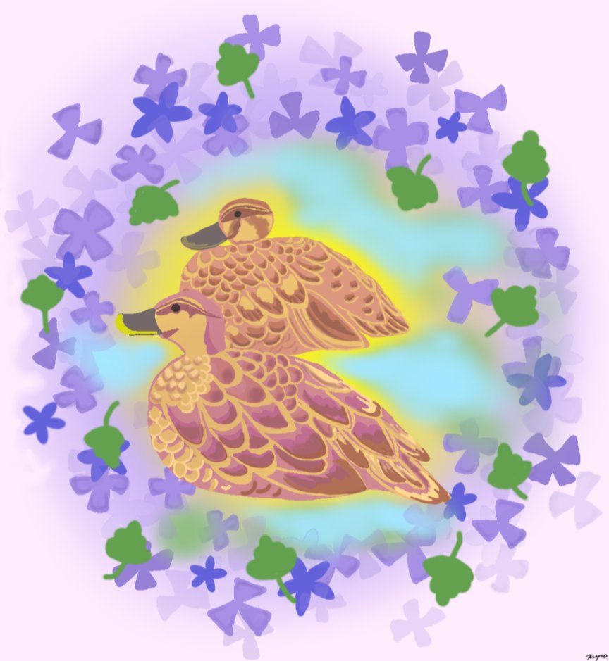 cheb358's tweet photo. #イラスト  #幸せのサイン

目の前の素敵な情景が
愛と癒しを与えてくれる🦆✨✨ https://t.co/UMuknzoyOU