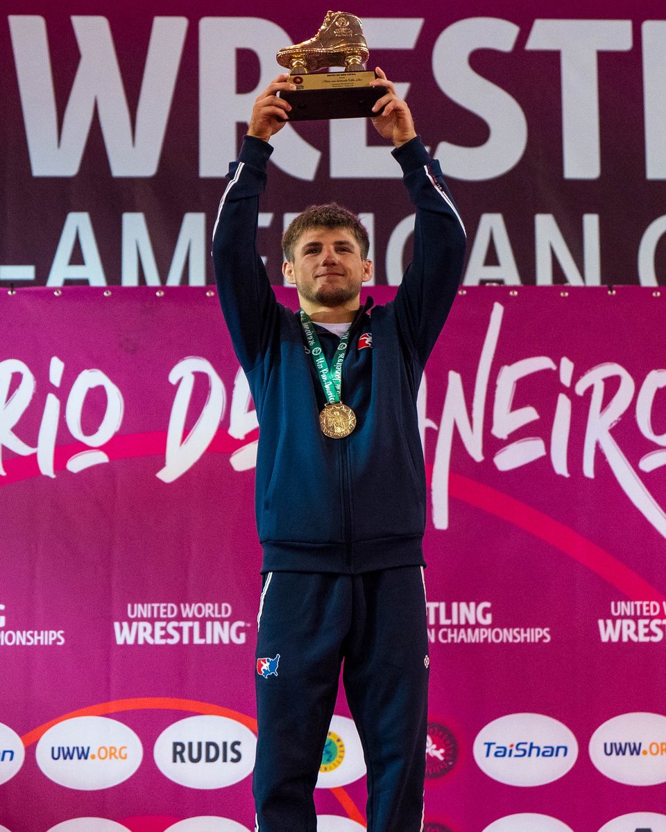 USAWrestling's tweet photo. 100 MPH…START. TO. FINISH!

Men’s freestyle cleaned up at the U20 Pan American Championships #WrestleRio https://t.co/zyhamCtlxd