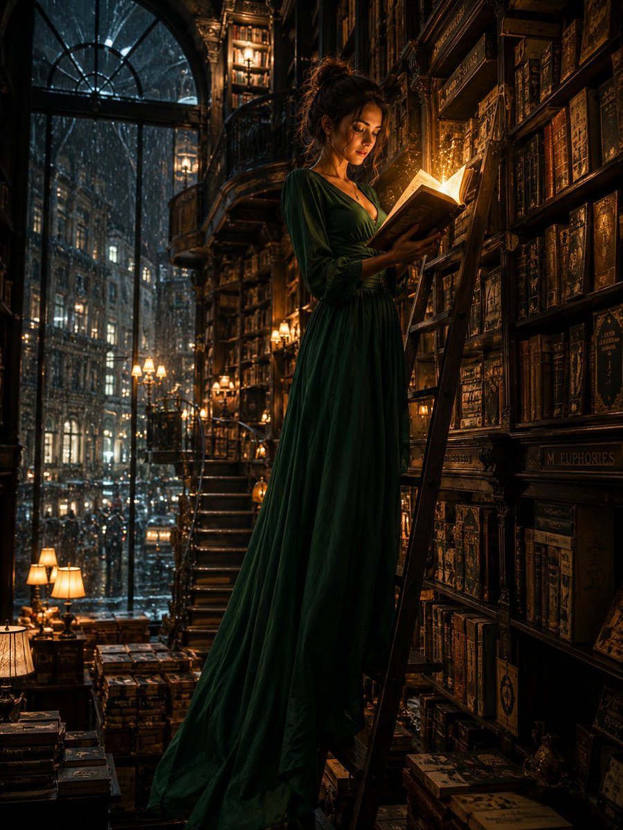 Cinematic Midnight Bookstore Mystery