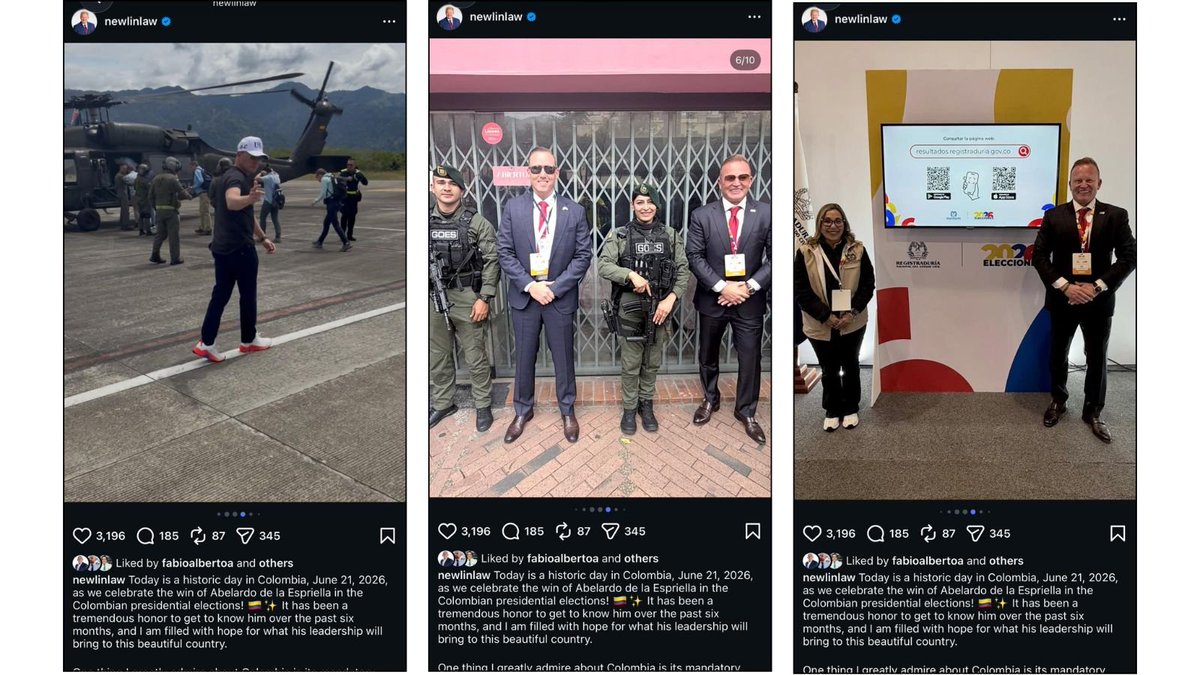 SinCensuraCol's tweet photo. Cuando el presidente @petrogustavo habla, hay que creerle.
La inyección de capital privado extranjero sí fue cierta. Las pruebas están aquí: el avión privado del magnate estadounidense Dan Newlin fue utilizado en la campaña de Abelardo de la Espriella para recorridos proselitistas. Ese apoyo logístico constituye un aporte en especie que ahora es objeto de cuestionamientos por una posible financiación ilegal y por no haber sido reportado.
Lo que muchos negaban, hoy está documentado.
La pregunta del millón. 
¿Hasta cuándo los entes de control y las altas cortes guardarán silencio? Si las evidencias son tan graves como se denuncia, el país merece una investigación seria y decisiones de fondo.
La justicia no puede ser implacable con unos e indiferente con otros. Colombia exige que la ley se aplique por igual, sin excepciones.
@FiscaliaCol @CorteSupremaJ @CConstitucional 
@PGN_COL 
Ver nota completa en  @lanuevaprensaco 
https://t.co/mj2MBQkKjD