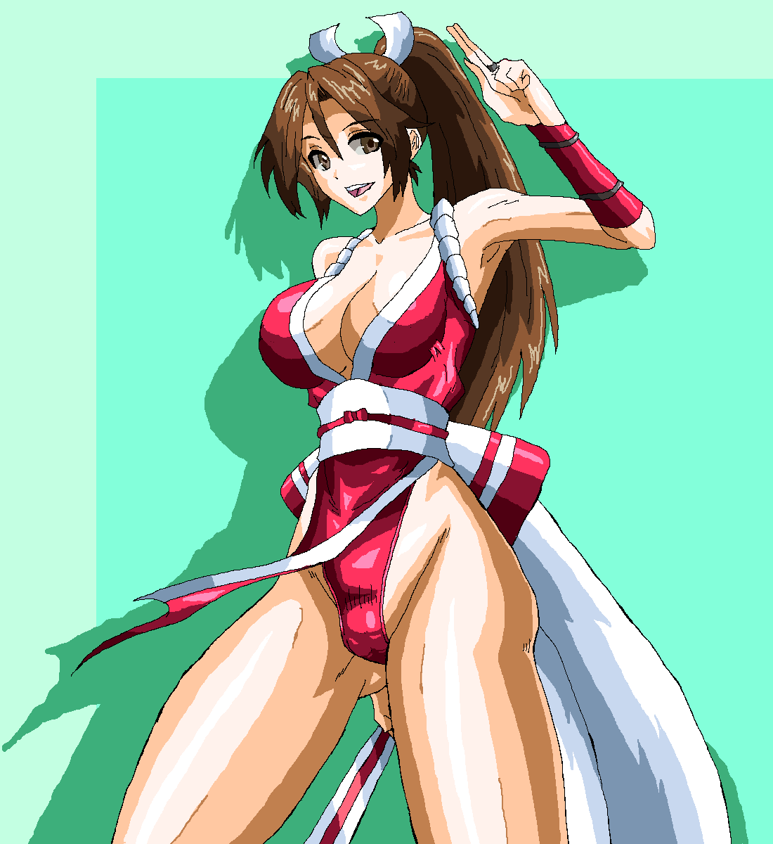 ninjinhetare's tweet photo. 餓狼伝説より不知火舞です。 https://t.co/5nwyLEBBzv