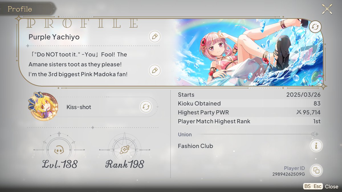 CaptainLori1's tweet photo. Hey everyone! My name is Purple Yachiyo in game. I am at 60/70 mutual followers and I want to fill up the last 10 slots. Please post name here, or follow me, or DM me and I will follow back! 😊 https://t.co/kmYcR3x3hS