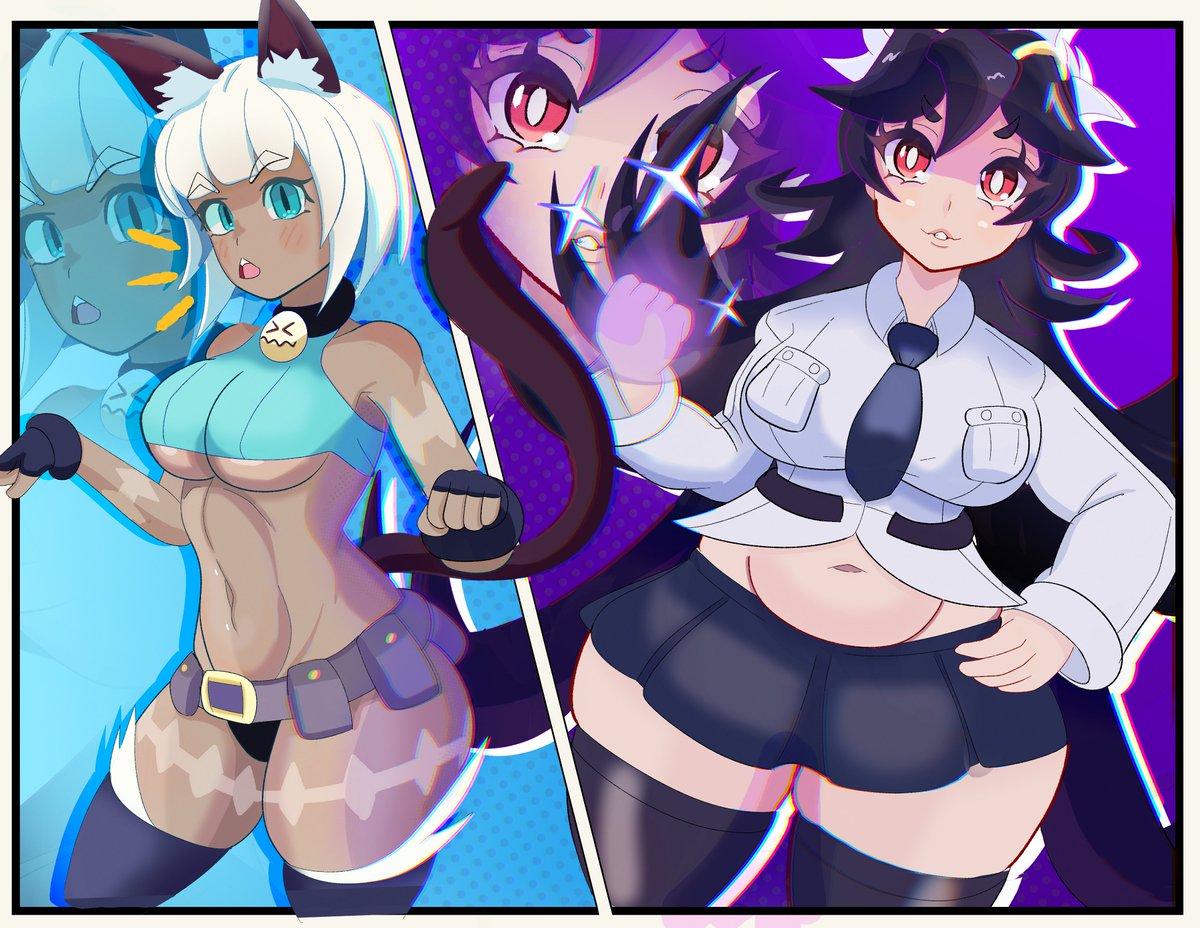 SaintlyWolf_'s tweet photo. Old doodles i did for Filia and Ms. Fortune :) ✨
#skullgirls https://t.co/5EkF1WgNa0