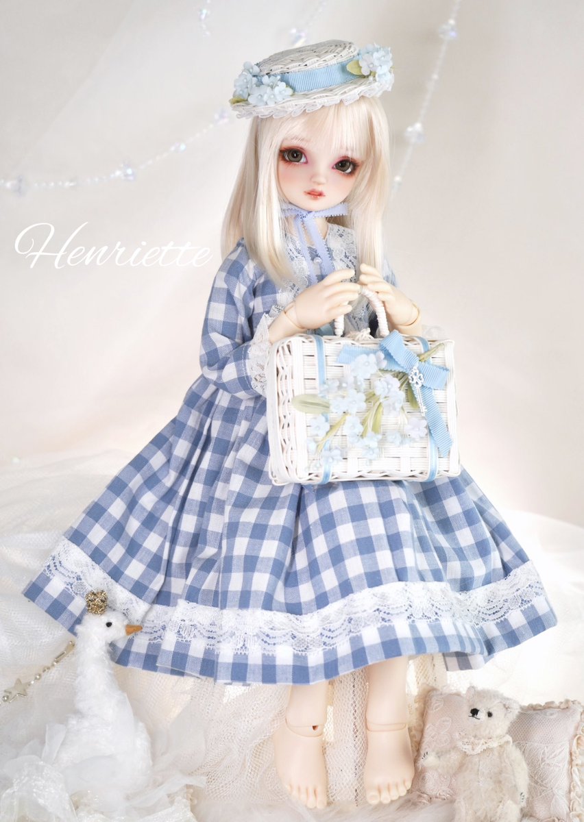 Henriette◇Doll в X: „アイドール東京77新作⑤ 〜勿忘草〜 🩵ハーフ
