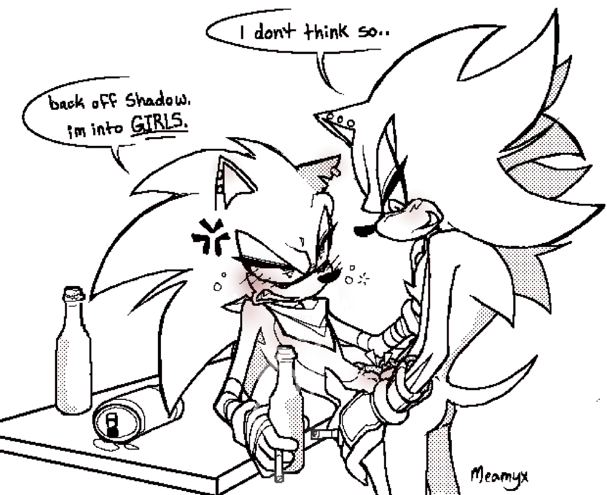 sonicbootylover's tweet photo. this acc gets the greyscale vers #sonadow #nsfw https://t.co/98AURUdJ7c