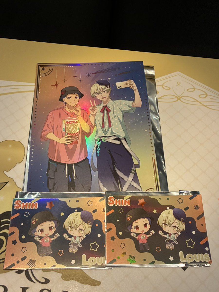 MMaihimemaihime's tweet photo. 【交換】KING OF PRISM キンプリ ROUND1 ラウンドワン ラウワン コラボ 特典 ノベルティ　ポスカ

譲→シン&amp;ルヰ 

求（優先各1）
えにっき等身：ヒロ、コウジ
プリズムポストカード：タイガ&amp;カケル
きらめきボード：タイガ&amp;カヅキ
or希望額相談で譲渡可

大阪（京都）手渡し
郵送交換2点〜希望
異種可 https://t.co/enrQCcFE6H